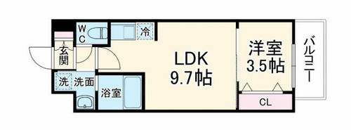 ArtizA緑地公園の間取り