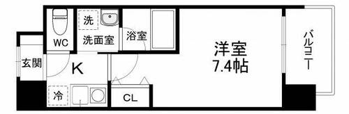 BROAD新うめきたRESIDENCEの間取り