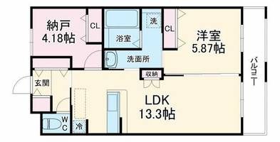 物件の間取り画像