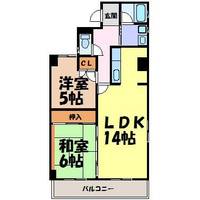 グランセーブル高岳の間取り