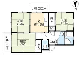 物件の間取り画像