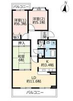 物件の間取り画像