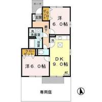 兵庫県洲本市前平(アパート)の賃貸物件の間取り