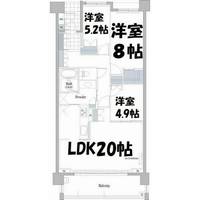 物件の間取り画像