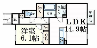 物件の間取り画像