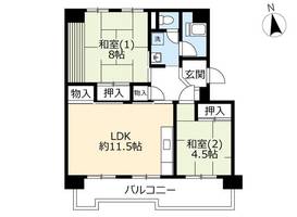 物件の間取り画像