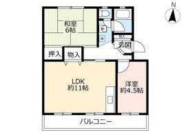 UR落合3370402の間取り