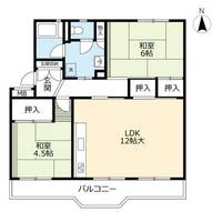 UR志徳0290103の間取り