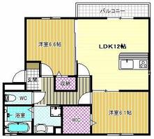 ヴィラージュの間取り