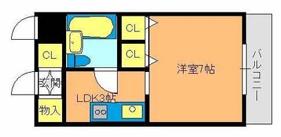 アーバンエース西神戸パルの間取り