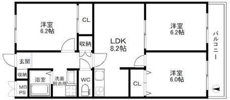 物件の間取り画像