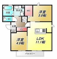 物件の間取り画像