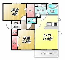 物件の間取り画像