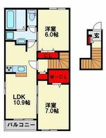 アス・テラスⅠの間取り