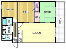 マンションパルティール401の間取り