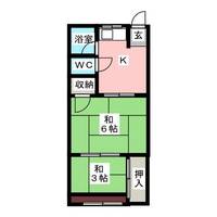 稲生町5丁目貸家の間取り