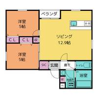 RUSCELLO名塚303の間取り