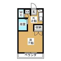 アーバンハイツ西新の間取り