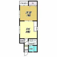 F・Residence富田林1Fの間取り
