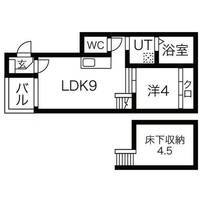 愛知県名古屋市北区城東町5丁目(アパート)の賃貸物件の間取り