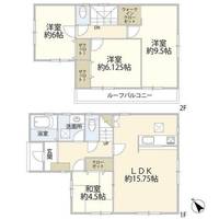 愛知県一宮市丹陽町外崎(一戸建)の賃貸物件の間取り