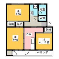 赤坂コーポ北棟の間取り