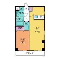 フローラYOKO303の間取り