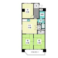 扶桑ハイツ2の間取り