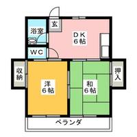 コーポ北出の間取り