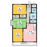 HKハイツの間取り