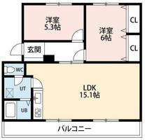 物件の間取り画像