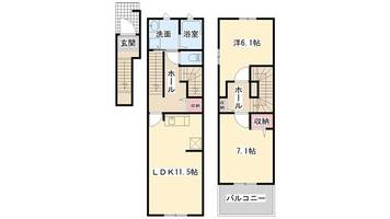 物件の間取り画像