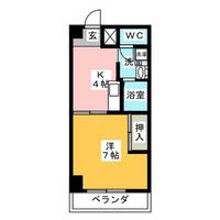 西日置マンションの間取り