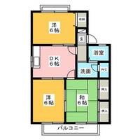 セジュール若宮 A棟の間取り