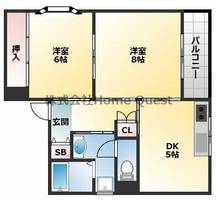 オークヒルズ八尾南の間取り