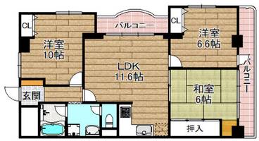 物件の間取り画像