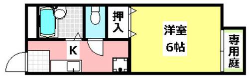 ウィンヒル上郡Ⅱ108の間取り