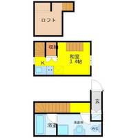 LE COCON新川町Ⅱ106の間取り