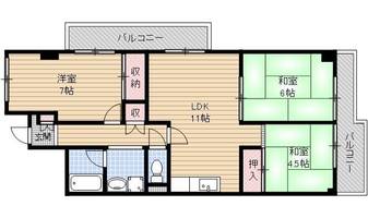 物件の間取り画像