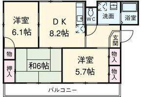 物件の間取り画像