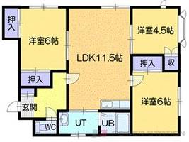 物件の間取り画像