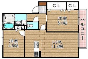 物件の間取り画像