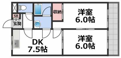物件の間取り画像