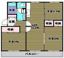ヴィラナリー狭山1号棟の間取り