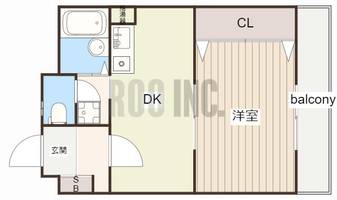 ファーストイン夢前川駅前503の間取り