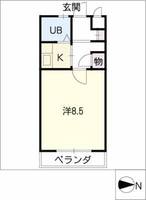 タウンコート岩塚の間取り
