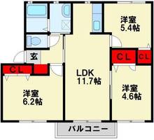 物件の間取り画像