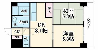 物件の間取り画像