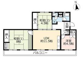 物件の間取り画像