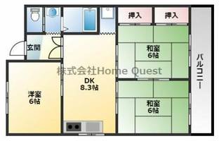 物件の間取り画像